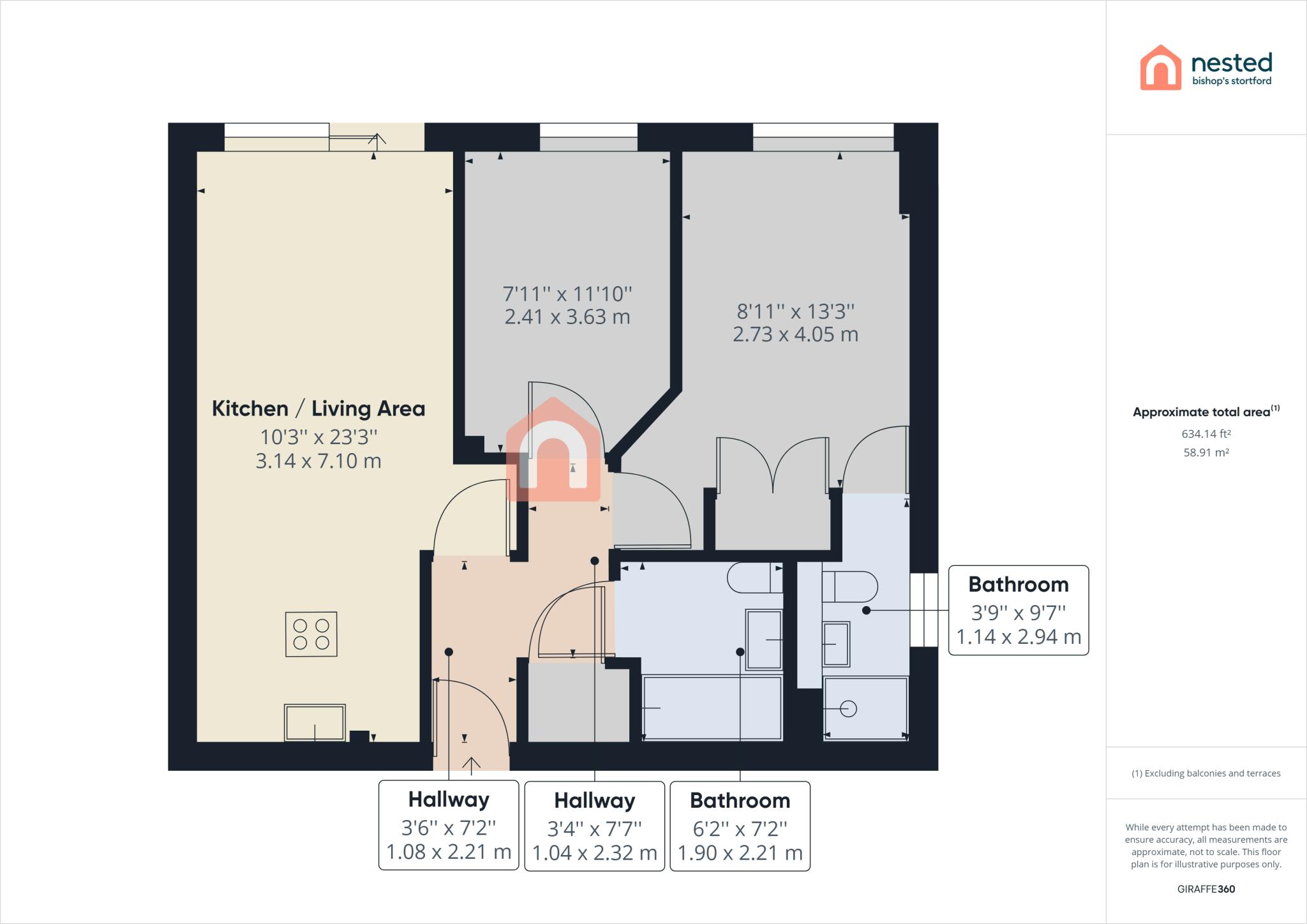 Monument Court, Stevenage, Hertfordshire, SG1 - Nested